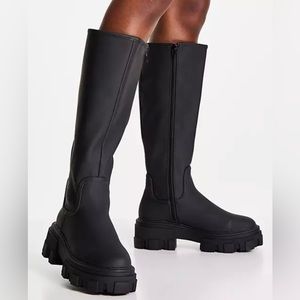 Asos Carla tall chunky boots, never worn
